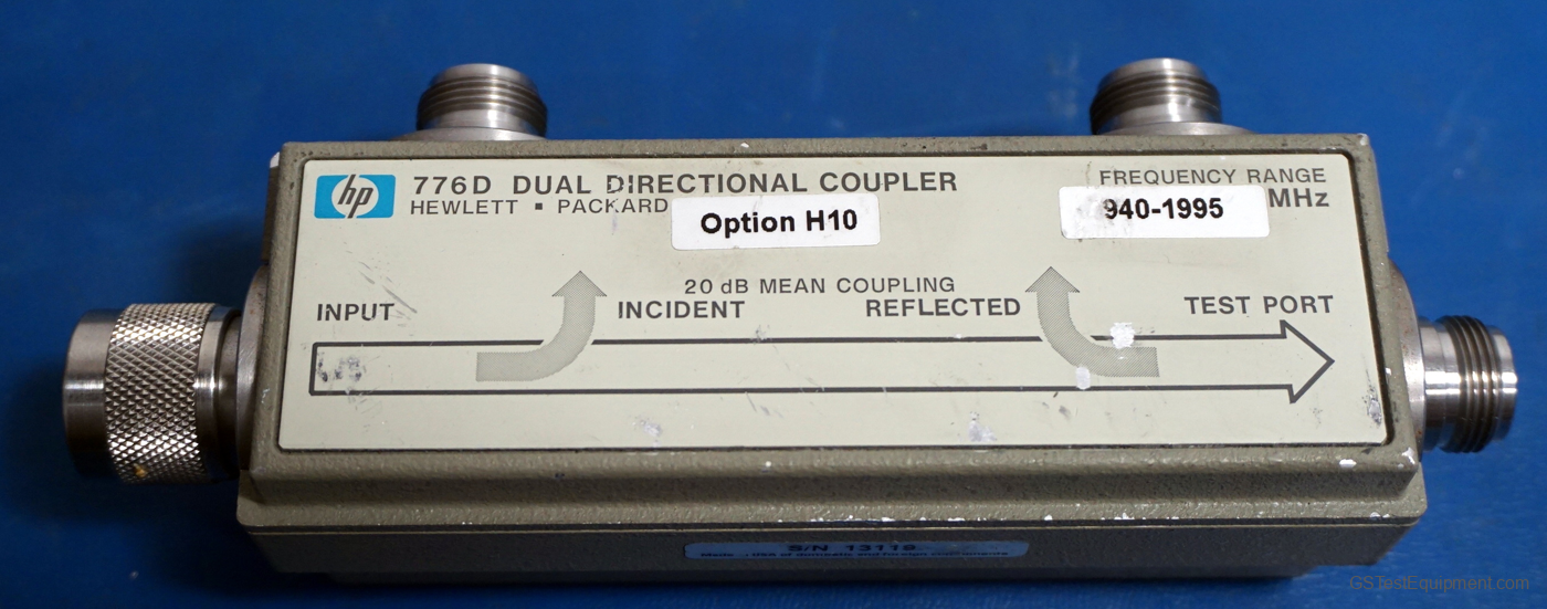 HP / Keysight / Agilent 776D Couplers - front view