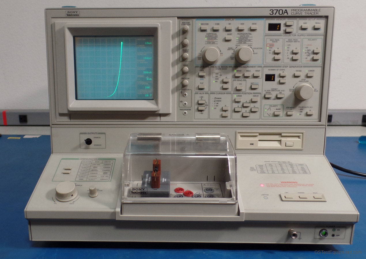 Tektronix 370A Curve Tracers - front view