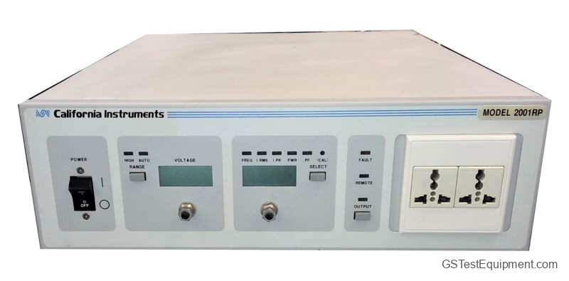 California  Instruments-Ametek 2001RP AC Power Supplies - front view