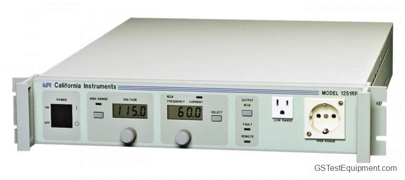 California  Instruments-Ametek 801RP AC Power Supplies - front view