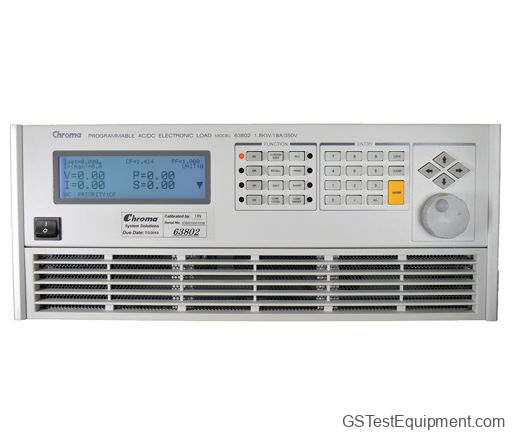 Chroma 63802 AC Power Supplies - front view