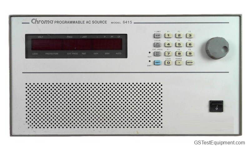 Chroma 6415 AC Power Supplies - front view