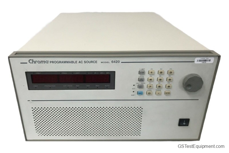 Chroma 6420 AC Power Supplies - front view