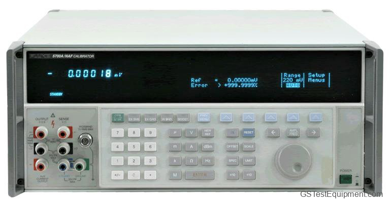 Fluke 5700A Calibrators - front view
