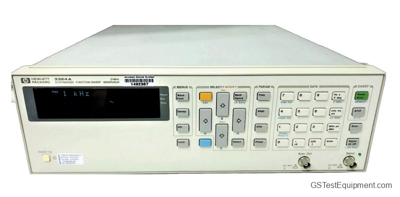 HP / Keysight / Agilent 3324A Function Generators - front view