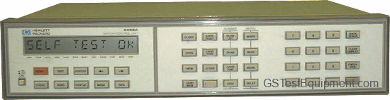 HP / Keysight / Agilent 3488A Data Acquisition Systems - front view