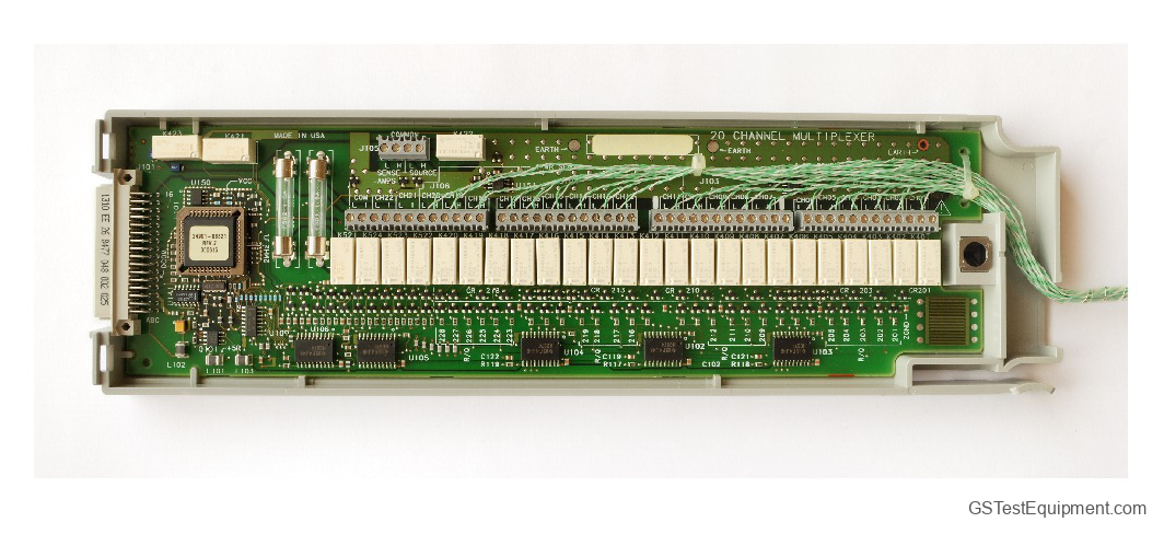 HP / Keysight / Agilent 34901A Data Acquisition Systems - front view