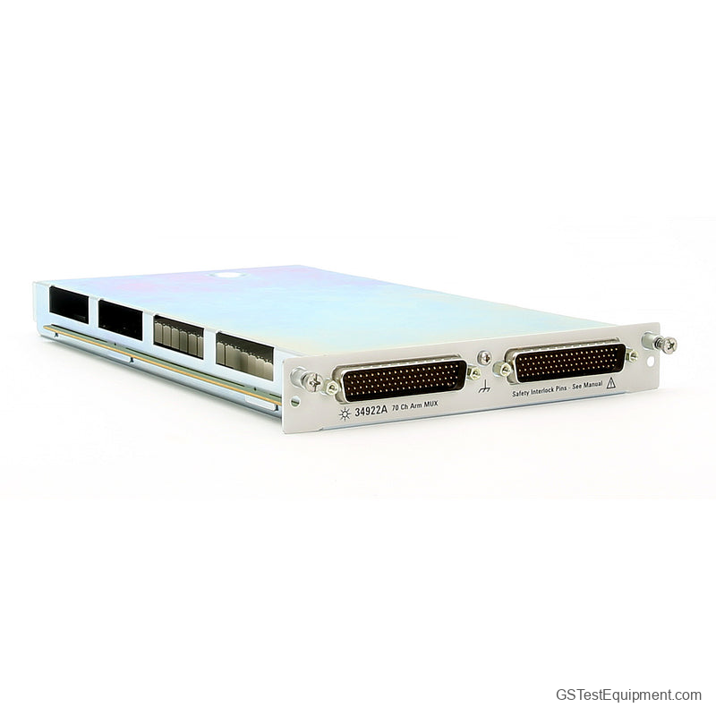 HP / Keysight / Agilent 34922A Data Acquisition Systems - front view