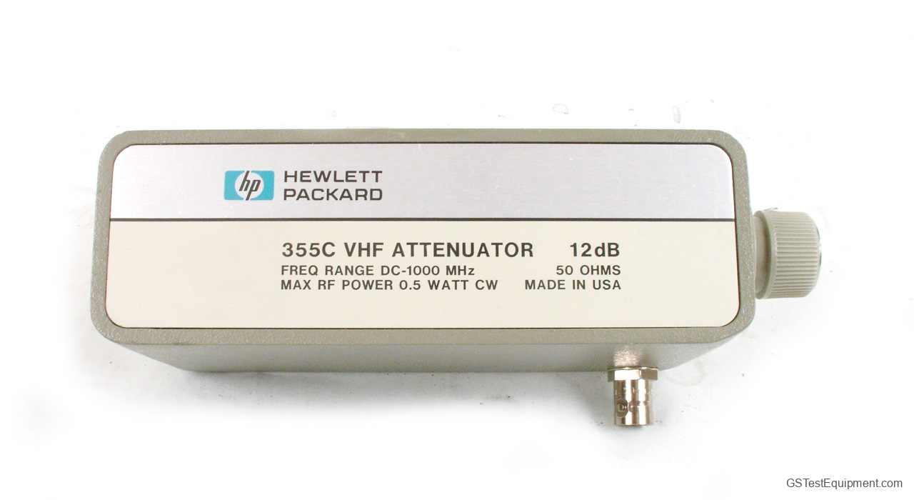 HP / Keysight / Agilent 355C Attenuators - front view