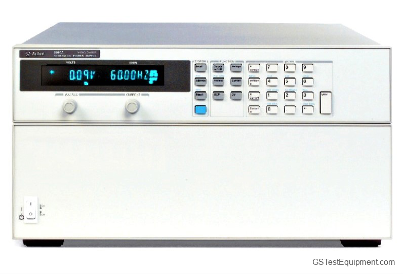 HP / Keysight / Agilent 6834B AC Power Supplies - front view
