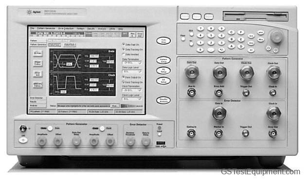 HP / Keysight / Agilent 86130A Bit Error Rate Testers - front view