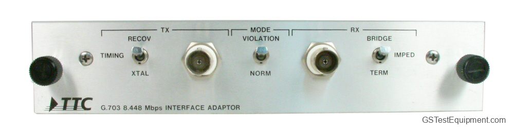 TTC 30524 Bit Error Rate Testers - front view