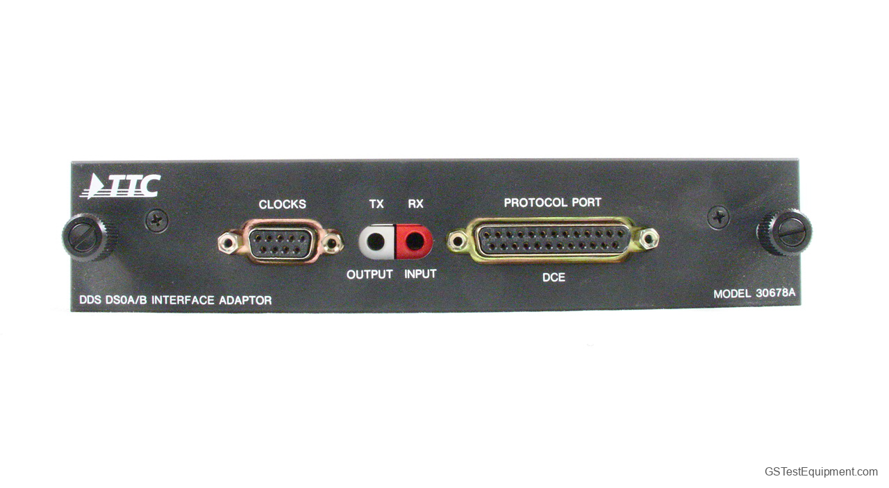 TTC 30678A Bit Error Rate Testers - front view