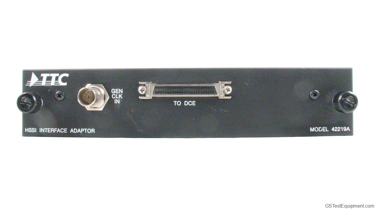 TTC 42219A Bit Error Rate Testers - front view