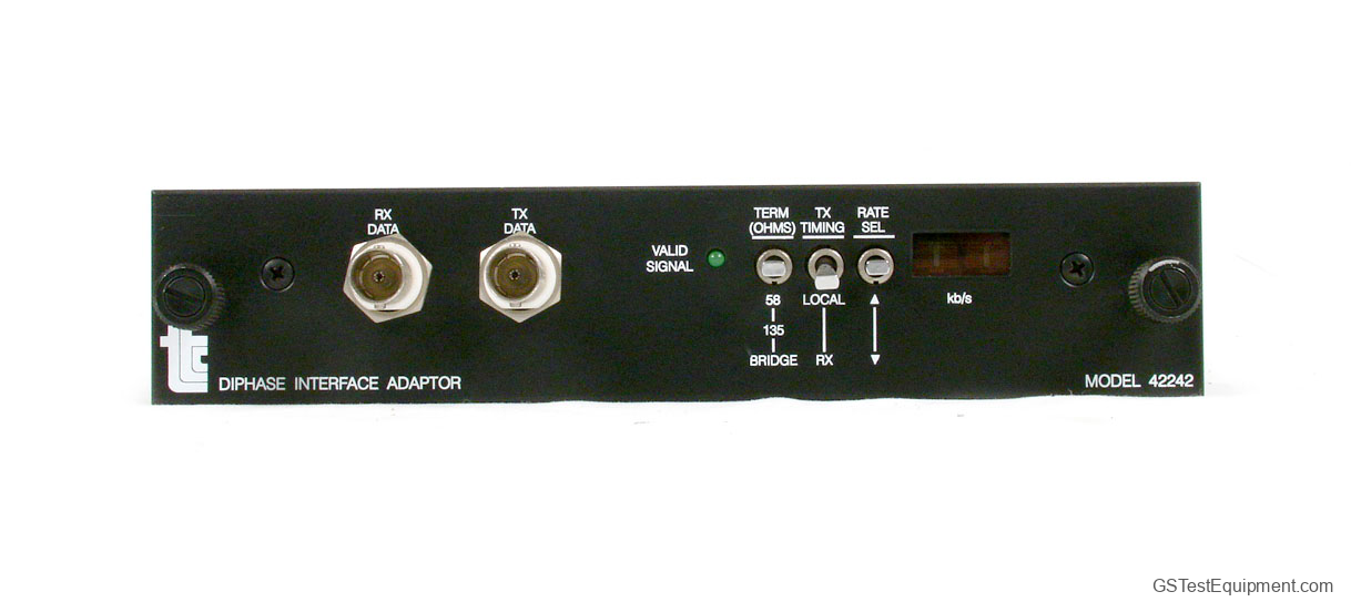 TTC 42242 Bit Error Rate Testers - front view