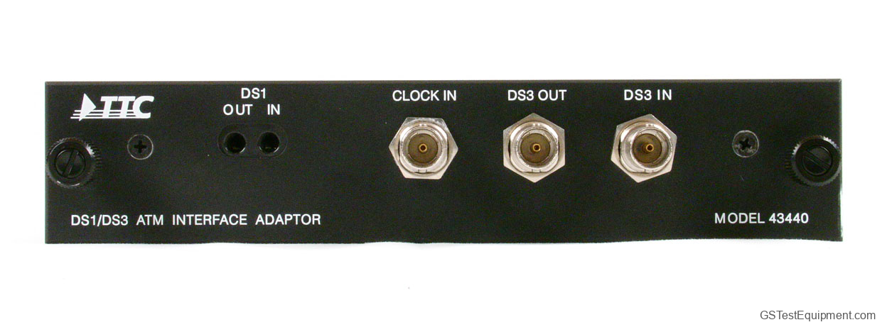 TTC 43440 Bit Error Rate Testers - front view