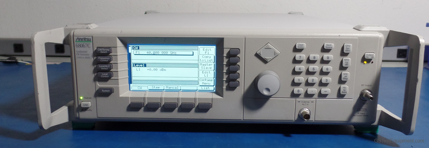 Anritsu 68067C-15 Signal Gen/Synthesizers/Sweepers - front view