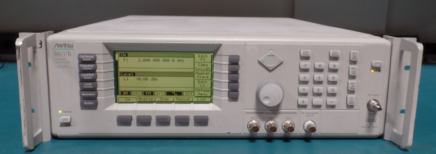 Anritsu 69137B Signal Gen/Synthesizers/Sweepers - front view