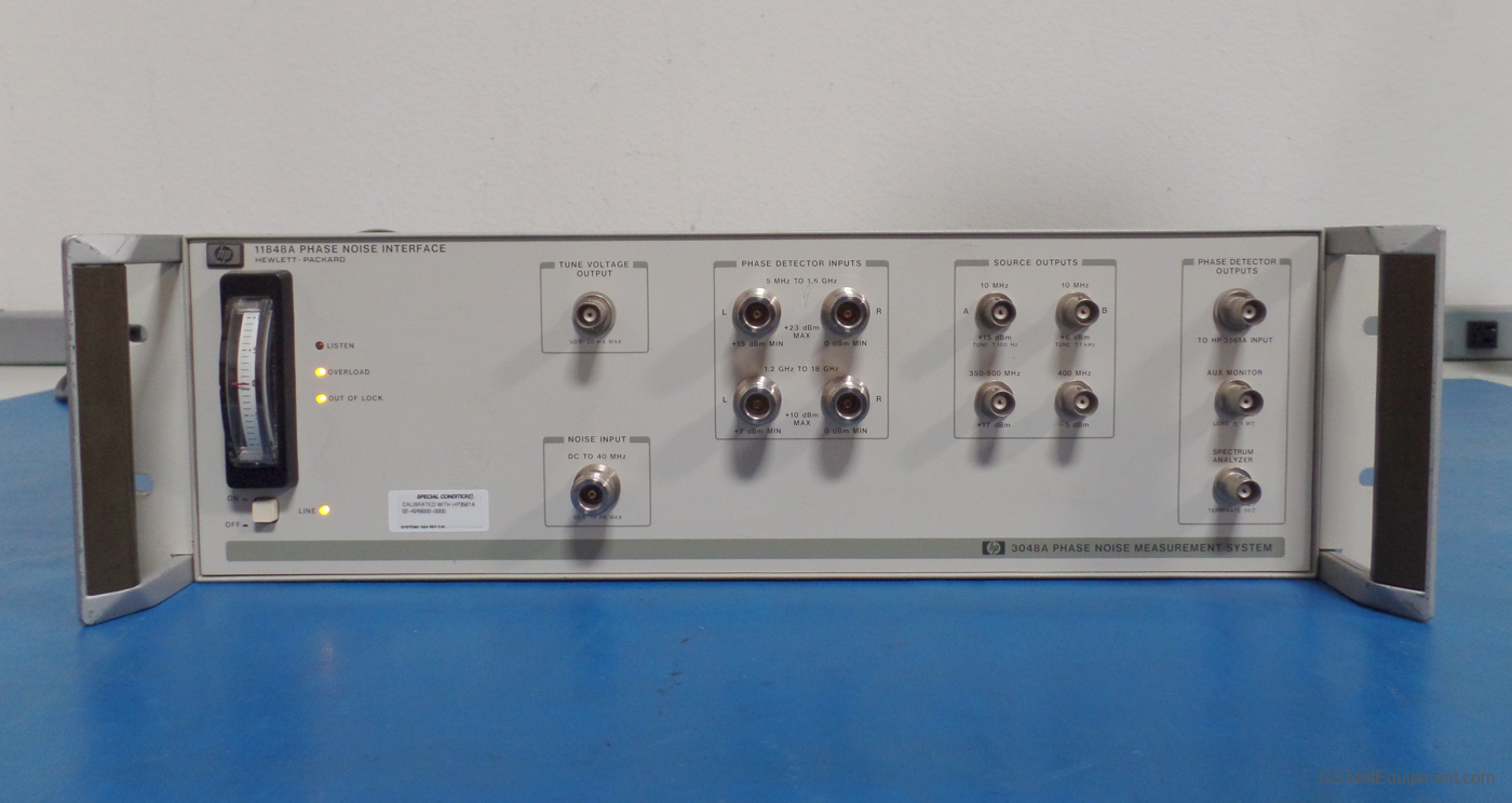 HP / Keysight / Agilent 11848A Noise [Source/Figure Meter] - front view
