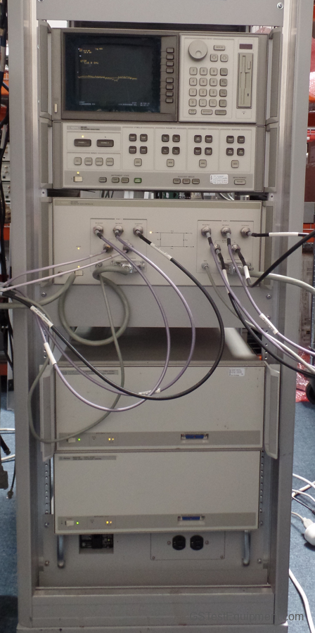 HP / Keysight / Agilent E7350A 8510XF 2xE83752L   Network Analyzers - front view