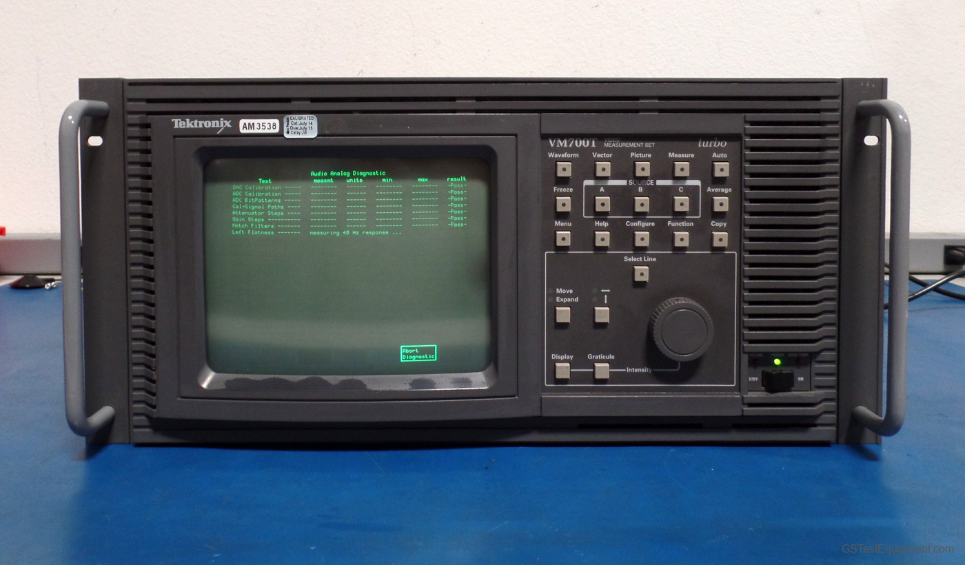 Tektronix VM700T Video Products - front view
