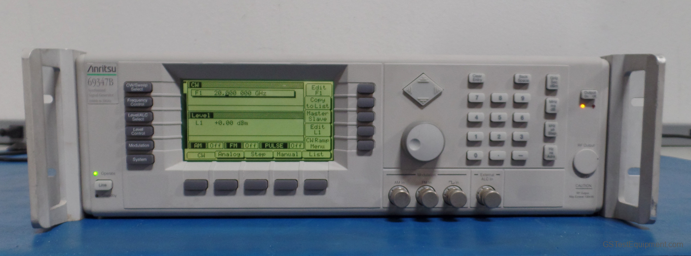 Anritsu 69347B Signal Gen/Synthesizers/Sweepers - front view