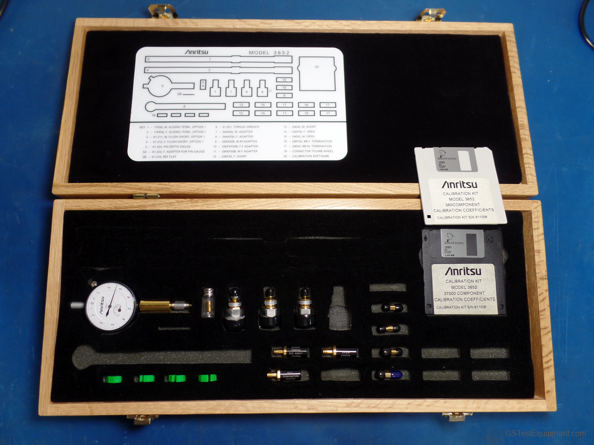Anritsu 3652 Calibration Kit - front view