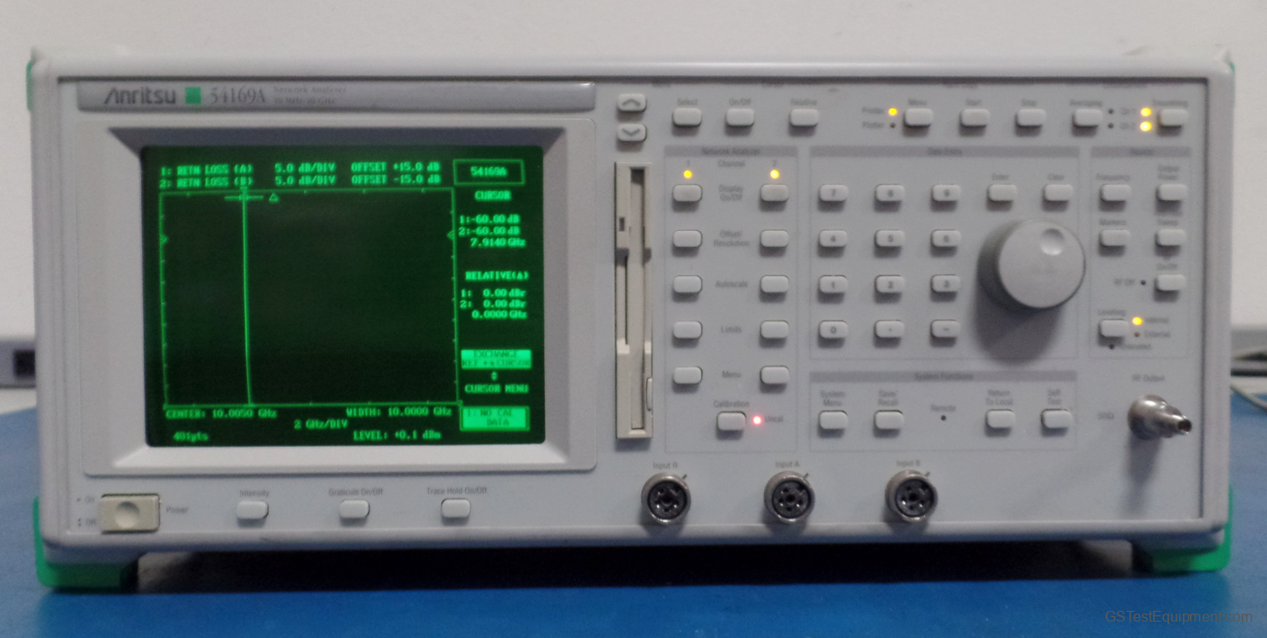 Anritsu 54169A Network Analyzers - front view