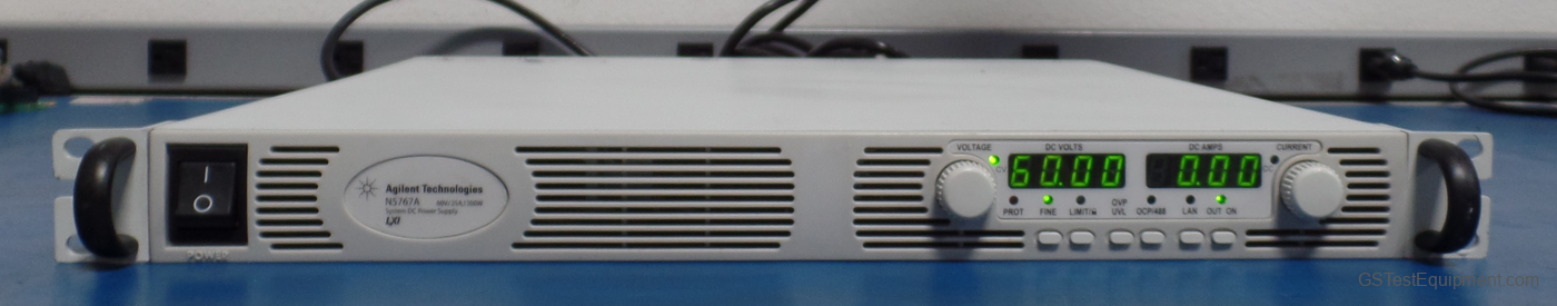 HP / Keysight / Agilent N5767A DC Power Supplies - front view