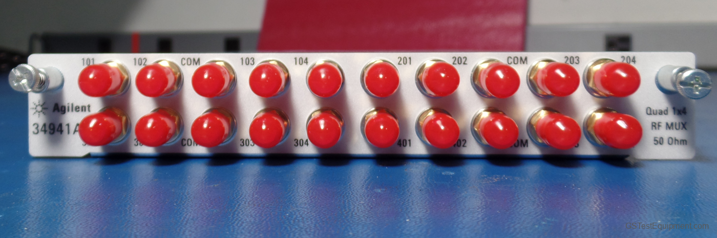 HP / Keysight / Agilent 34941A Data Acquisition/Dataloggers - front view