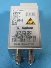 HP / Keysight / Agilent 87222C Microwave Adaptors - front view