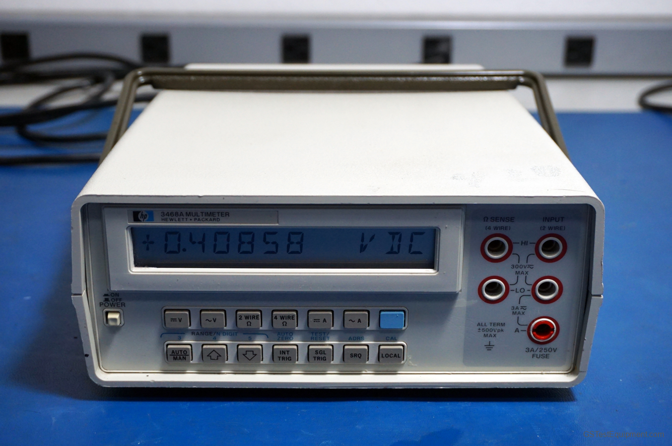 HP / Keysight / Agilent 3468A Multimeters - front view
