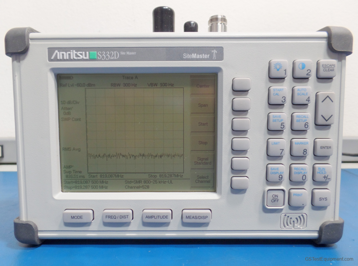 Anritsu S332D Network Analyzers - front view