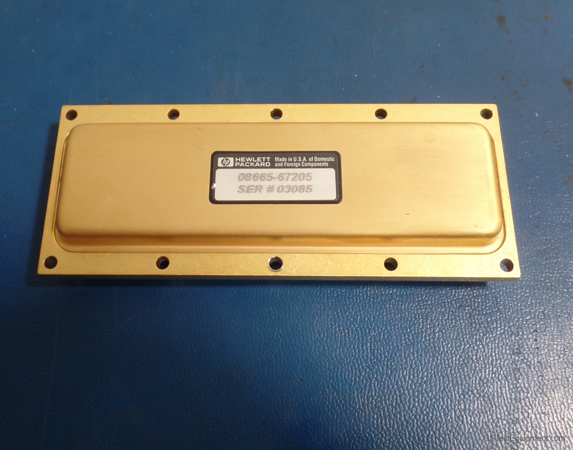 HP / Keysight / Agilent 08665-67205 Plug In / Part / Component / Module - front view