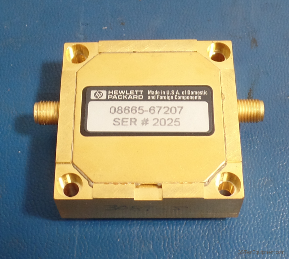 HP / Keysight / Agilent 08665-67207 Plug In / Part / Component / Module - front view