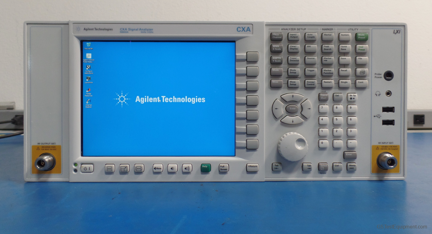 HP / Keysight / Agilent N9000A Spectrum Analyzers - front view