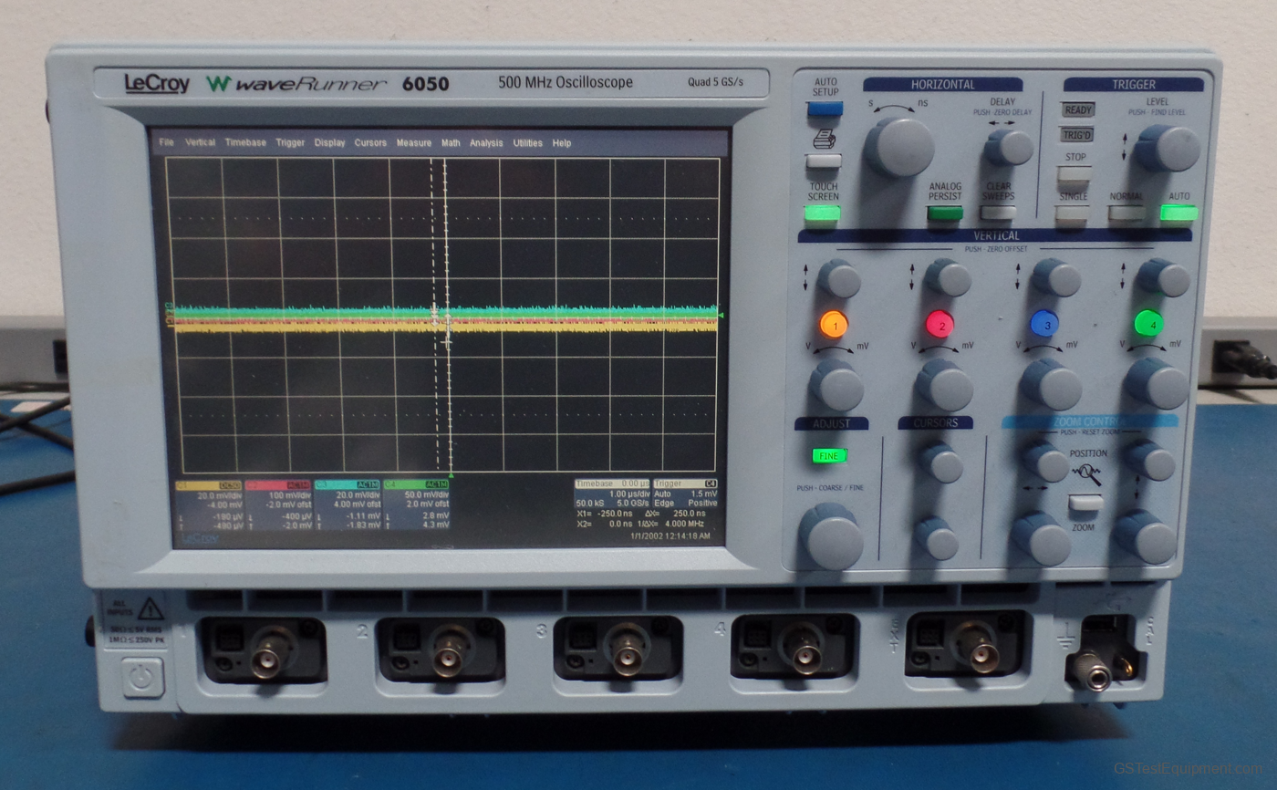 Lecroy 6050 Oscilloscopes - front view