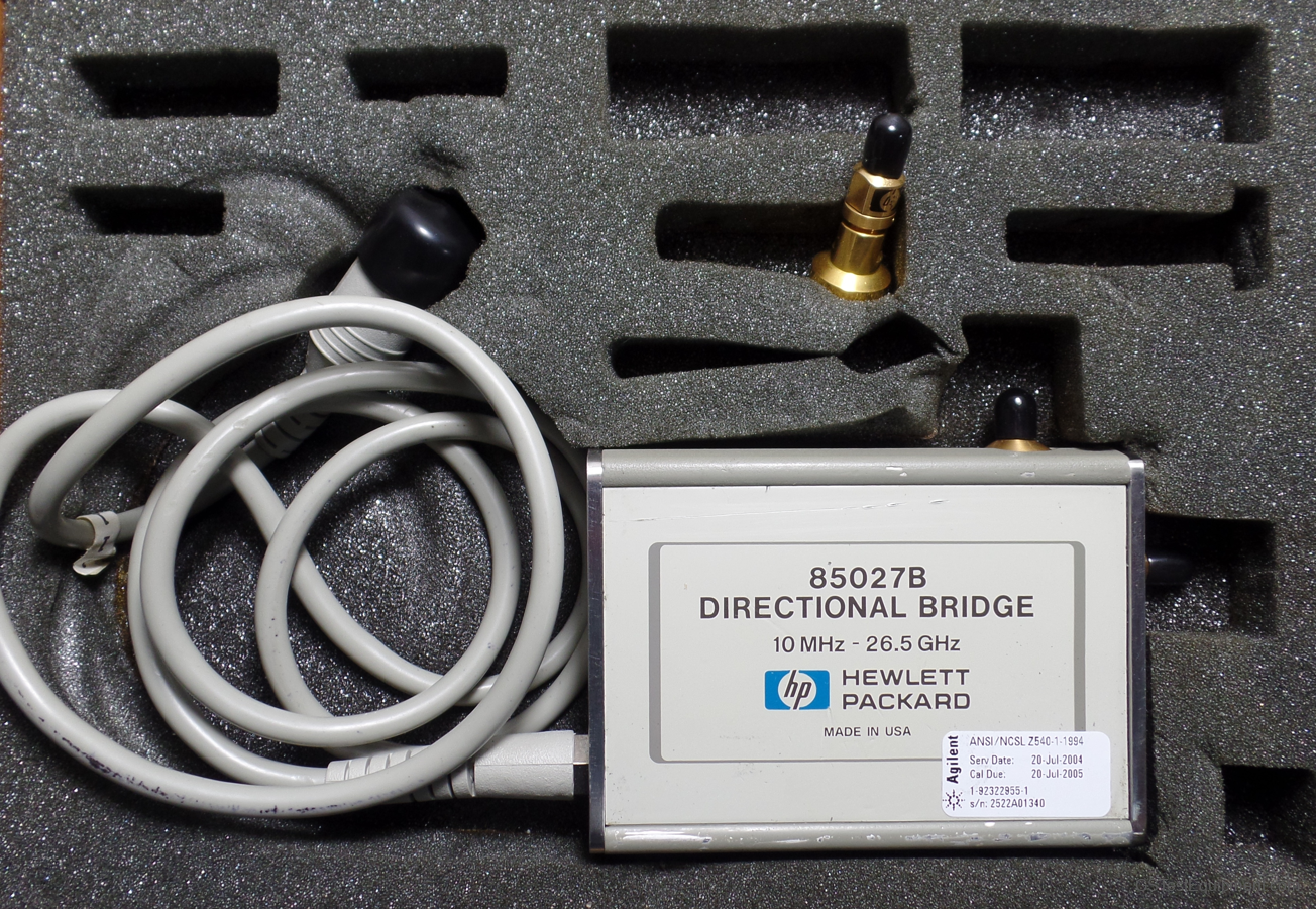 HP / Keysight / Agilent 85027B Network Analyzers - front view