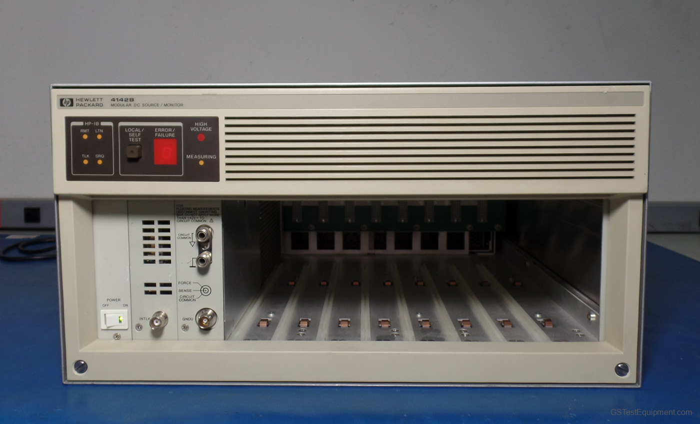 HP / Keysight / Agilent 4142B Power Supplies - front view