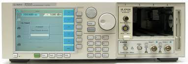 HP / Keysight / Agilent 8164A Optical Power Meters - front view