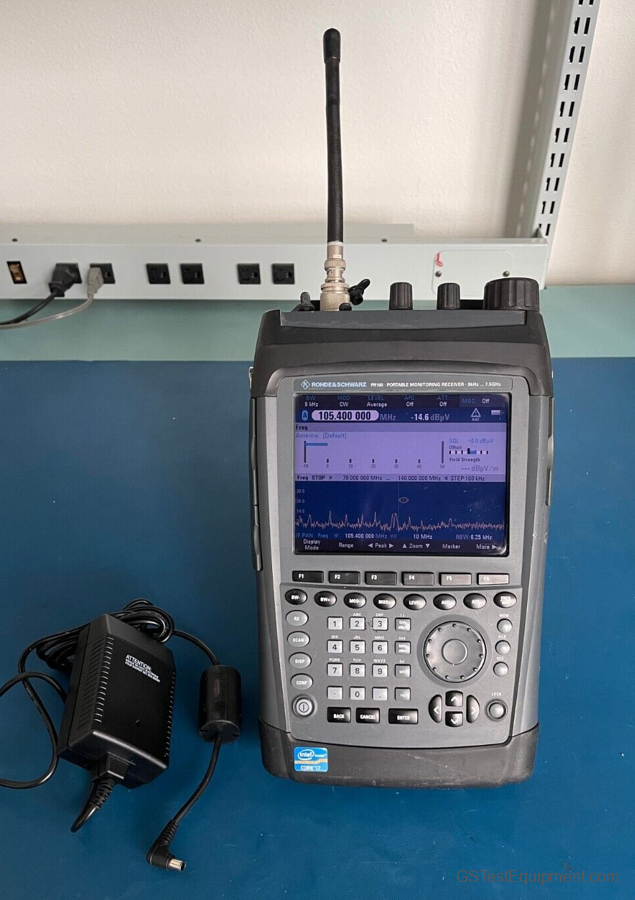 Rohde and Schwarz PR100 Analyzer - front view