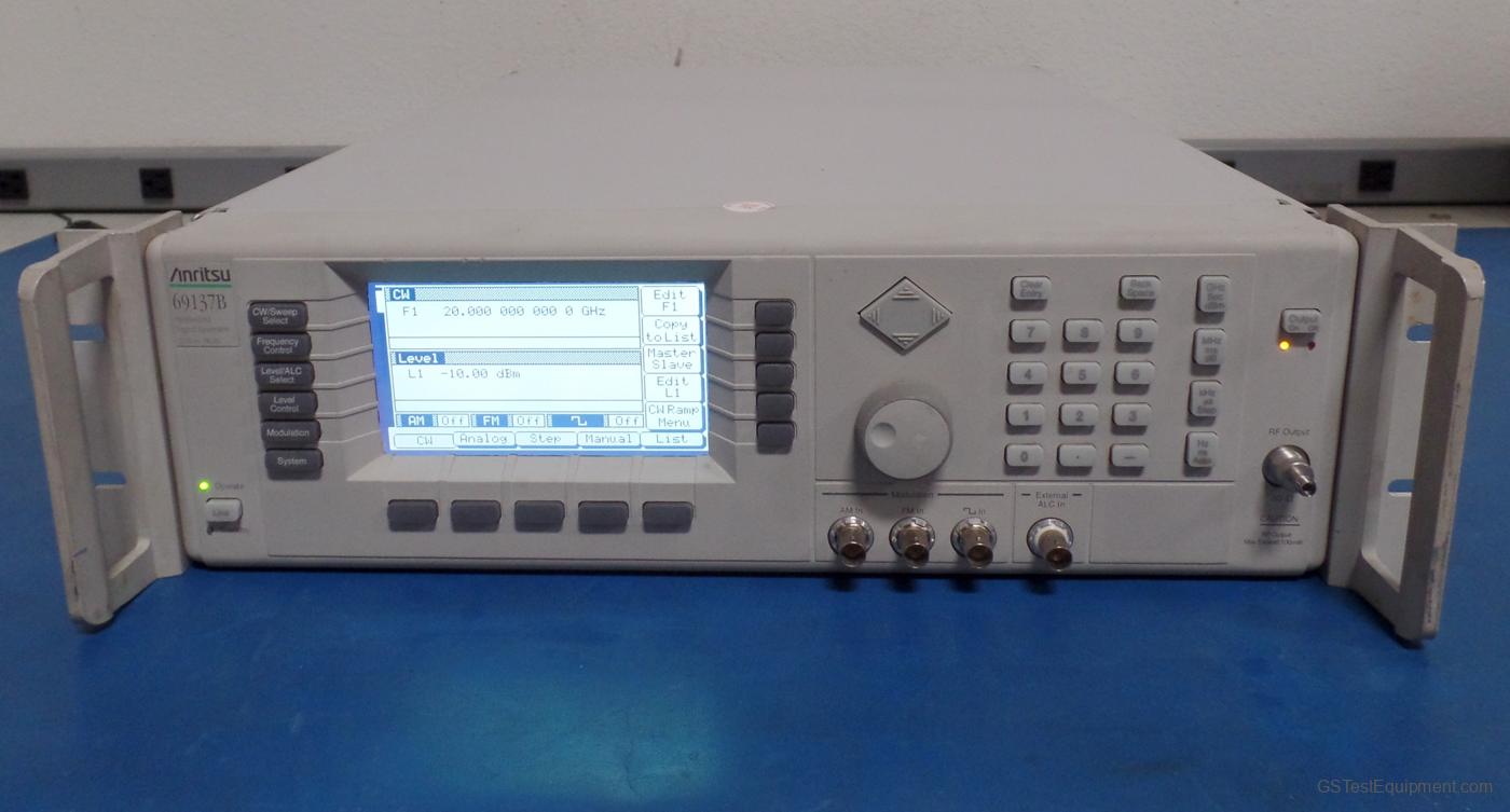 Anritsu 69137B-1-2A-9K-11-15A-16 Signal Gen/Synthesizers/Sweepers - front view