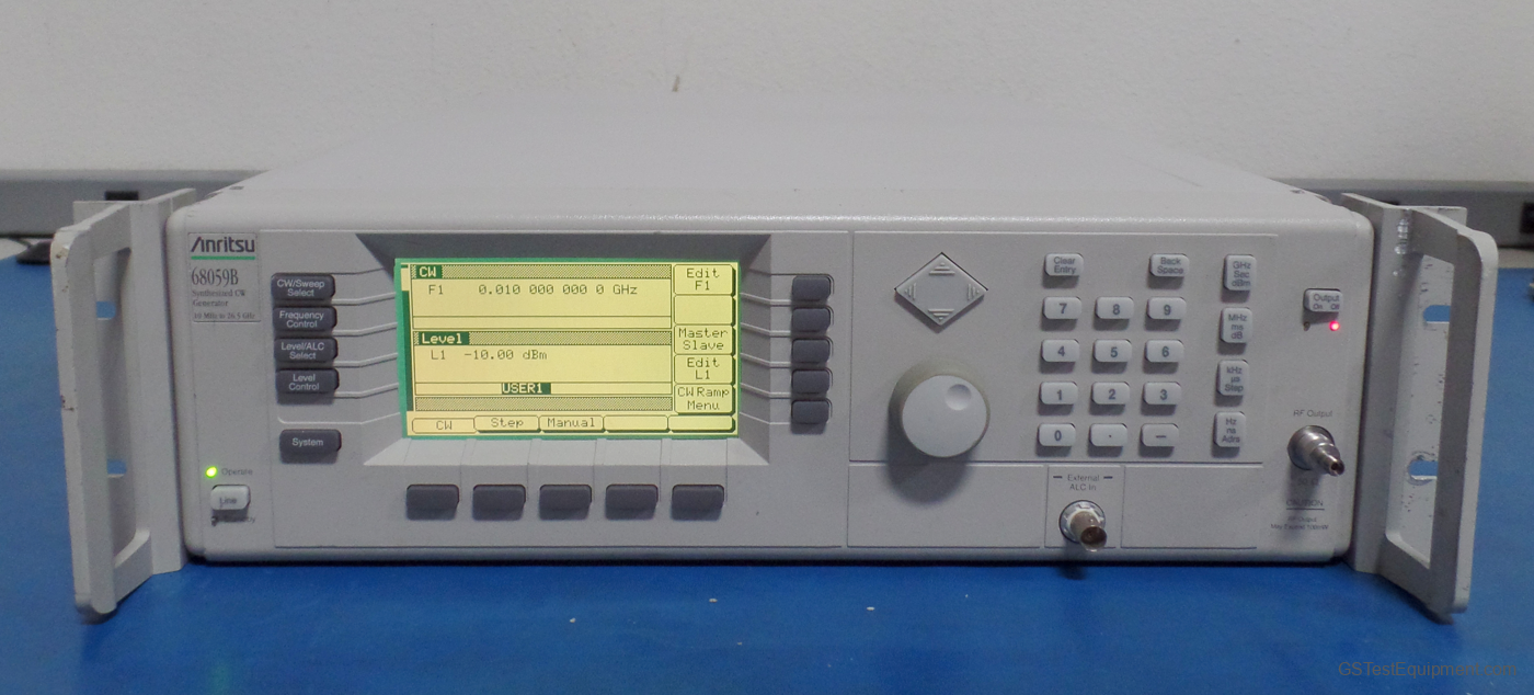 Anritsu 68059B-2A-11-14 Signal Gen/Synthesizers/Sweepers - front view