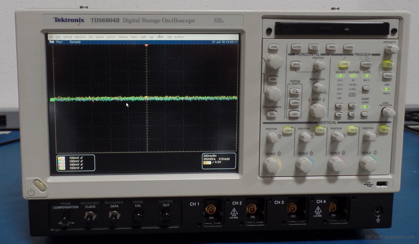 Tektronix TDS6804B-2M-J3E Oscilloscopes - front view