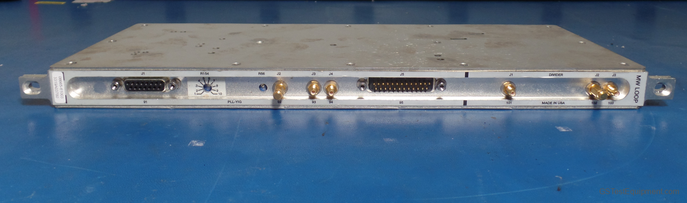 HP / Keysight / Agilent 08665-61003  Plug In / Part / Component / Module - front view