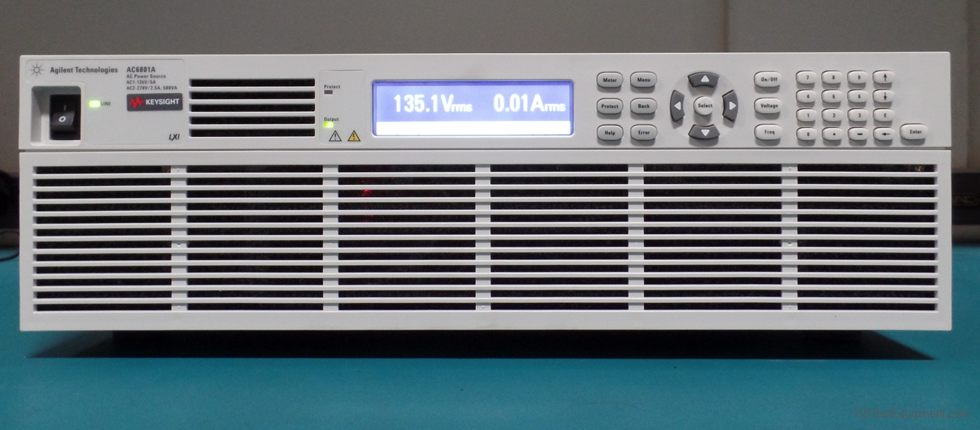 HP / Keysight / Agilent AC6801A AC Power Supplies - front view