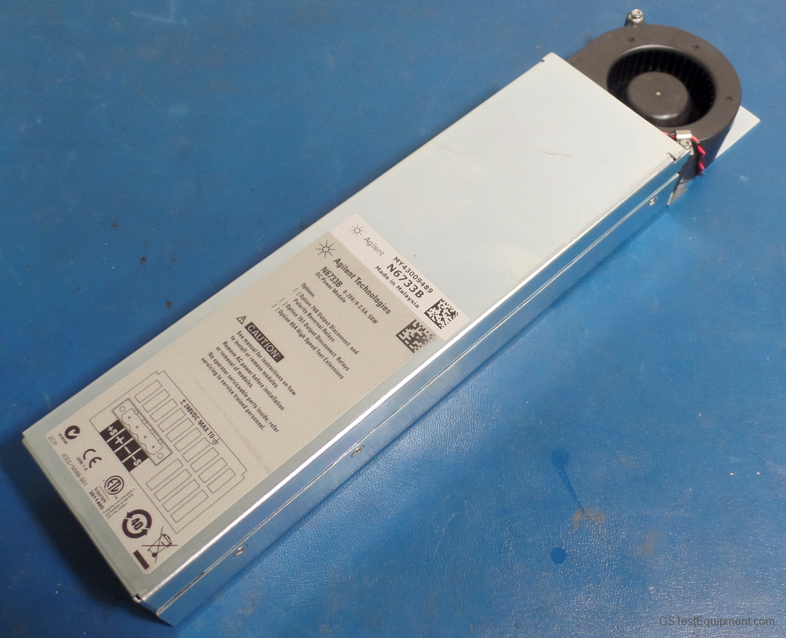 HP / Keysight / Agilent N6733B Power Supplies - front view