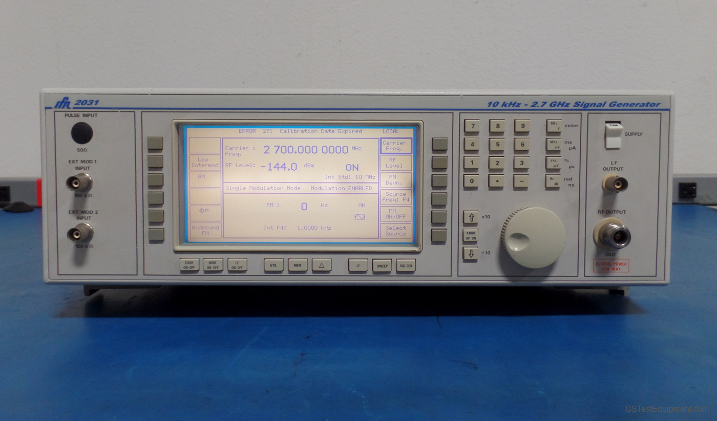 Marconi 2031 Signal Generators - front view