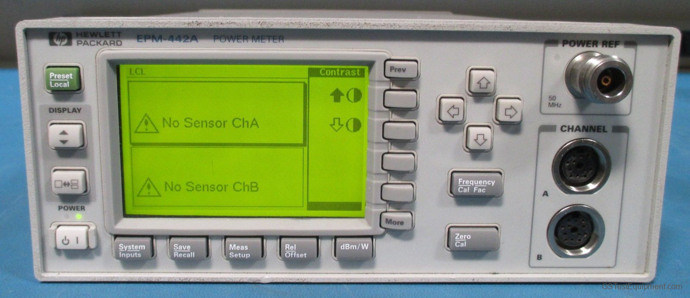HP / Keysight / Agilent EPM-442A (E4419A) RF Power Measurement - front view