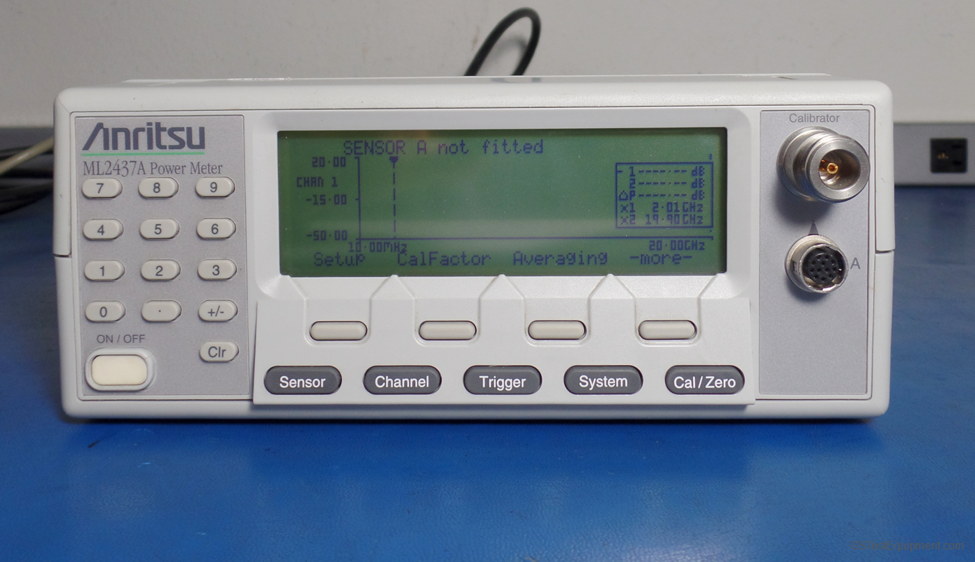 Anritsu ML2437A RF Power Measurement - front view